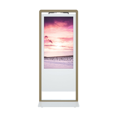 Double-sided vertical LCD advertising machine